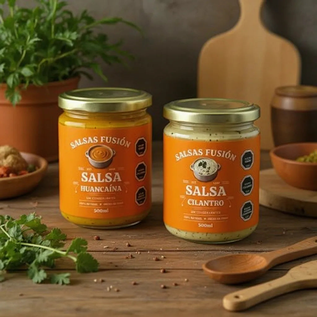 Pack asado/ 2 salsas de 500cc a elección.