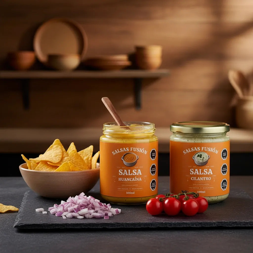 Pack asado/ 2 salsas de 500cc a elección.